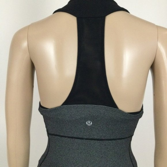 LULULEMON Scoop Me Up Tank Top, Black/Grey, 4 - Picture 4 of 7
